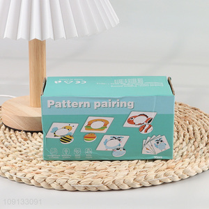 Wholesale Wooden Animal Fruit Puzzle Educational Learning Montessori Toy for Kids