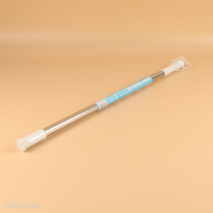 High Quality Adjustable Extendable Non-Slip Stainless Steel Shower Curtain Rod