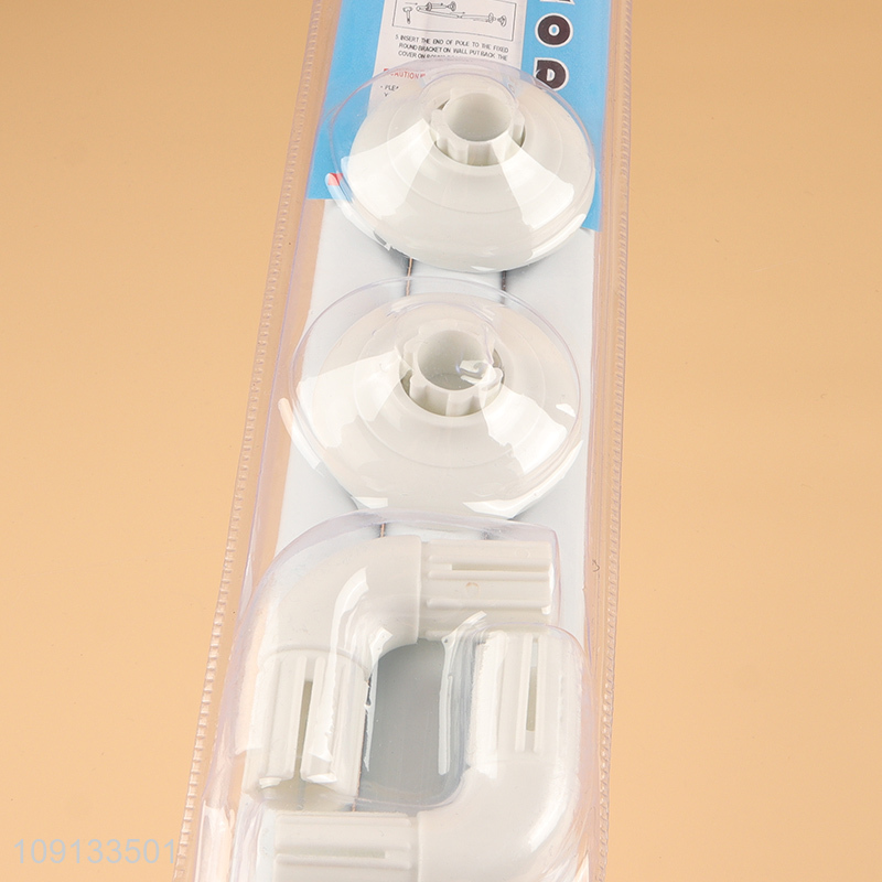 Online Wholesale U Shaped Shower Curtain Rod No Drilling Iron Shower Curtain Rod