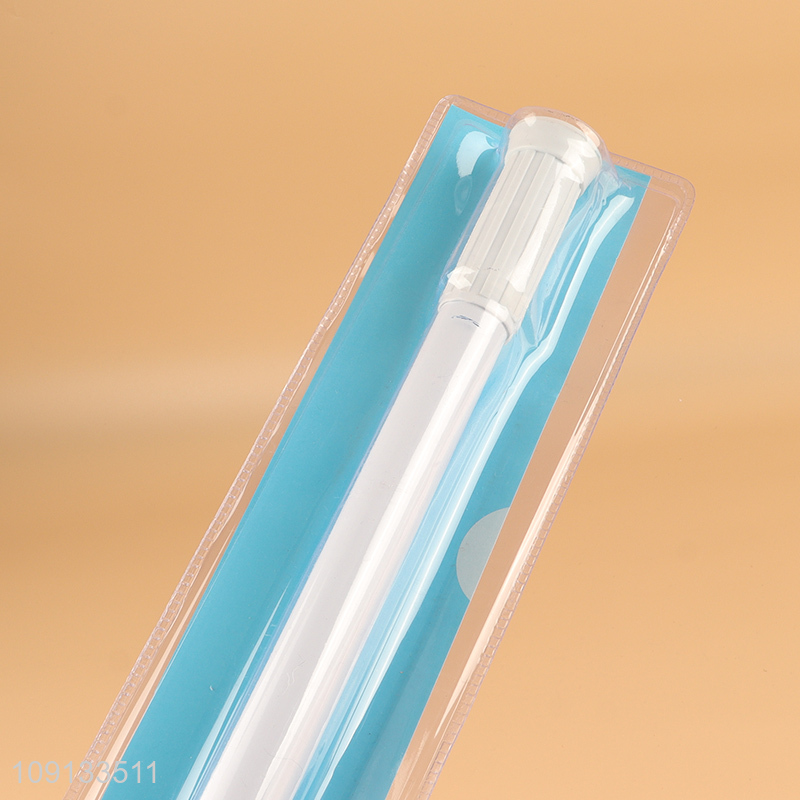 Factory Price Adjustable Shower Curtain Rod Non-Slip Iron Shower Curtrain Rod