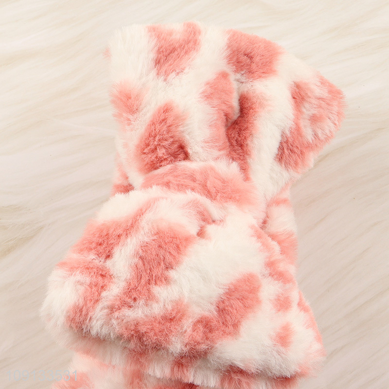 Online Wholesale Spa Headband Fluffy Coral Fleece Makeup Headband