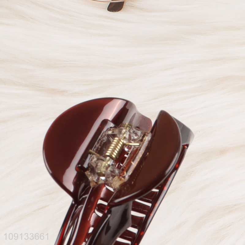 Factory Price Heart Hair Claw Clips Durable Non-Slip Hair Jaw Clips