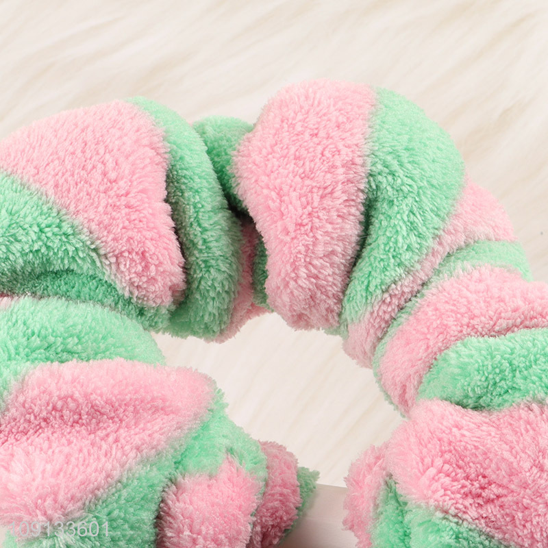 New Arrival Plush Hair Scrunchies Elastic Ponytail Holder Hair Ties