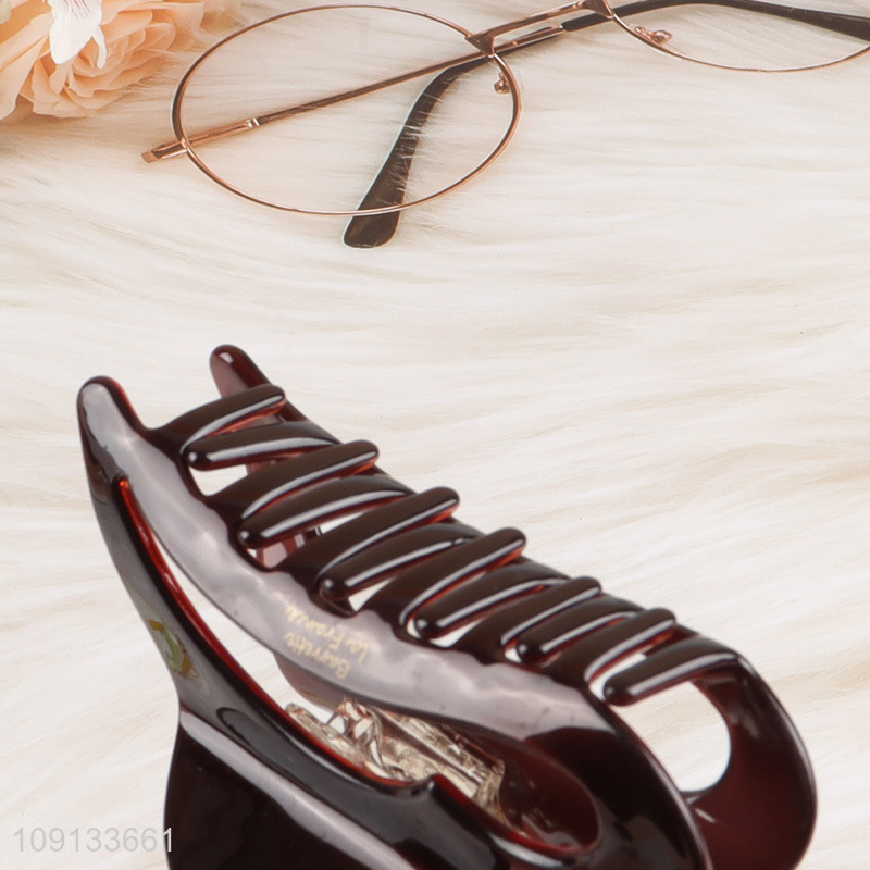 Factory Price Heart Hair Claw Clips Durable Non-Slip Hair Jaw Clips