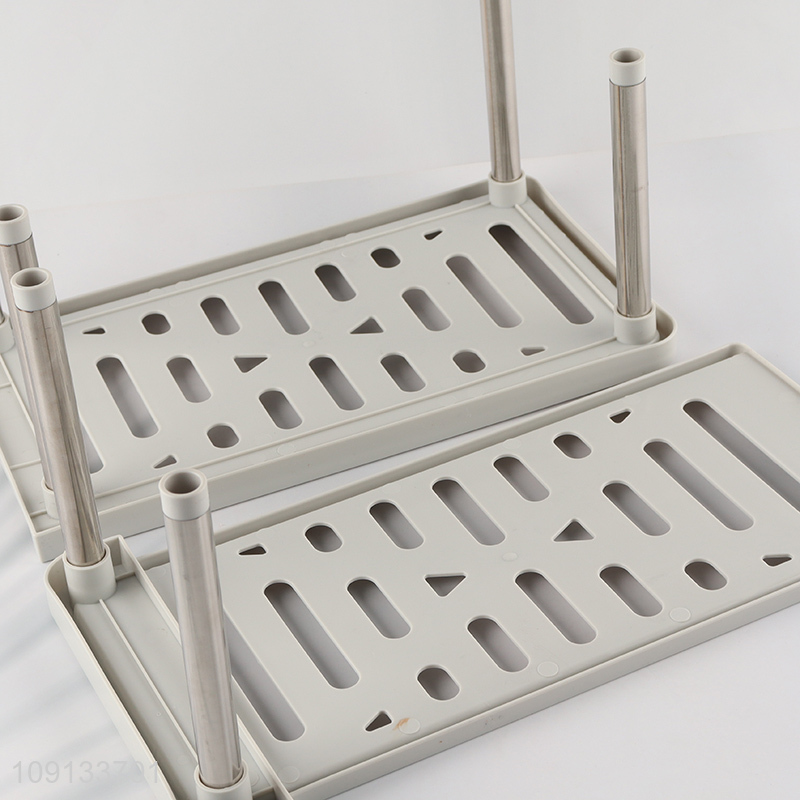 Good selling household expandable kitchen bathroom shoes rack
