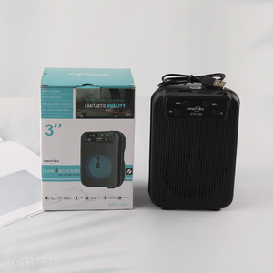 Factory price professional portable 3inch wireless speaker for sale