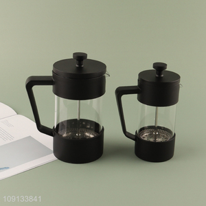 China products clear glass French press tea pot coffee pot