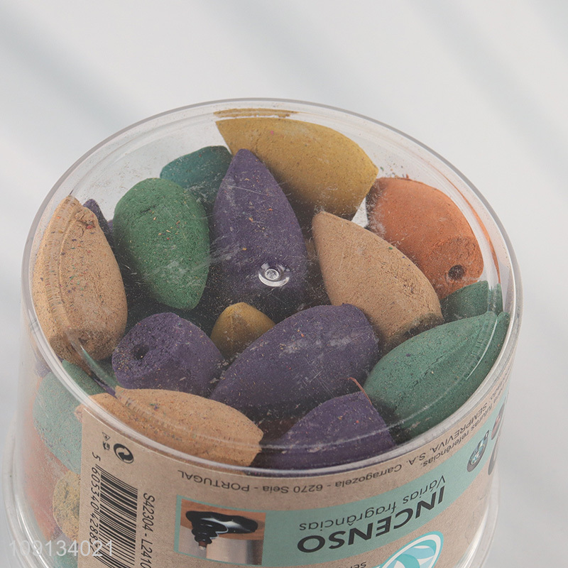 High Quality 40PCS Backflow Waterfall Incense Cones with Mixed Fragrance