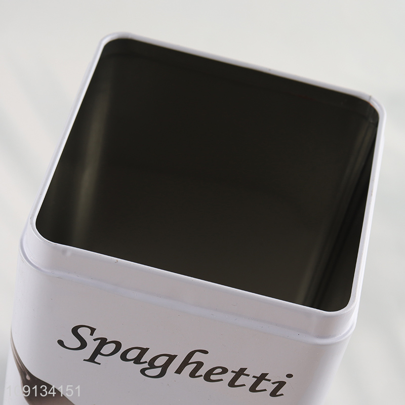 Factory Supply Tin Cans Metal Food Canisters for Pasta Coffee Tea