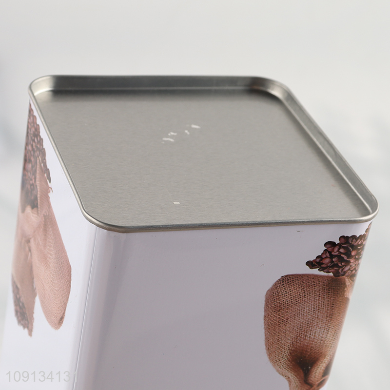 New Product Metal Box Tin Storage Box Airtight Coffee Canister