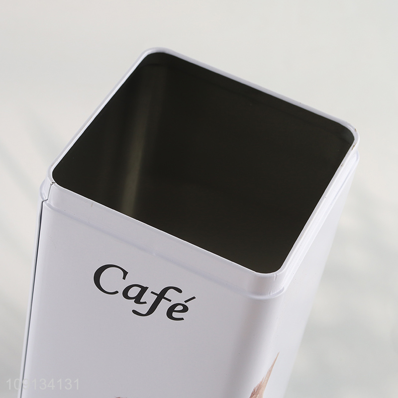 New Product Metal Box Tin Storage Box Airtight Coffee Canister