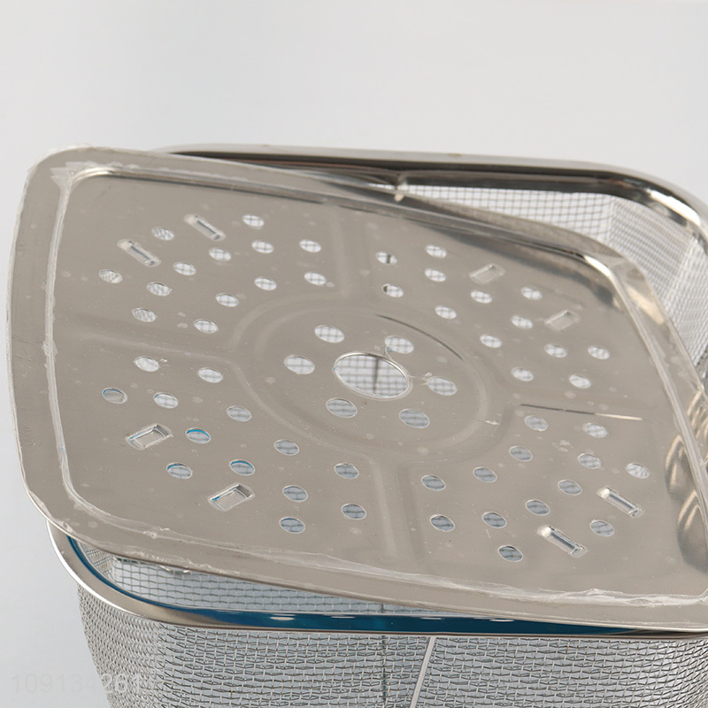 High Quality Non-Stick Deep Frying Pan Set with Fry Basket & Steamer Rack