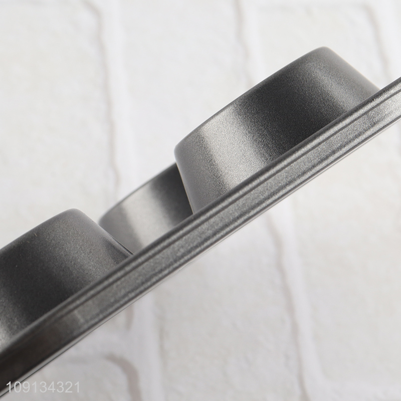 New Arrival 4 Cup Muffin Pan Aluminum Cupcake Baking Pan