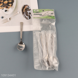 Factory Supply 6 Pieces Stainless Steel Coffee Spoons for Stirring