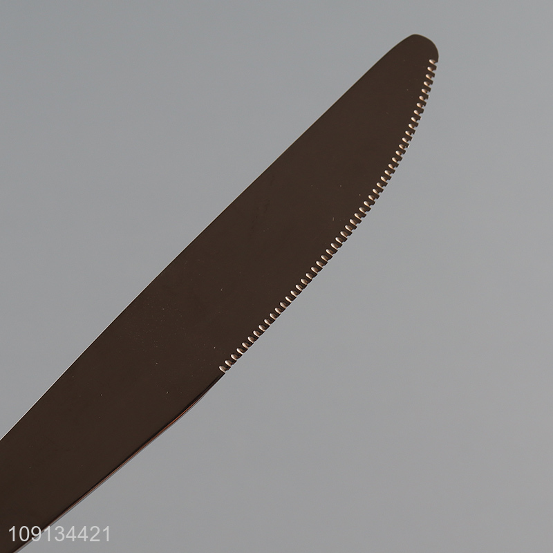 Online Wholesale 6 Pieces Stainless Steel Dinner Knife Butter Knife Spreader Set