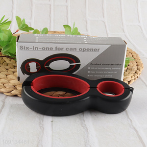 New Product 6-In-1 Multi-Function Can Opener Labor Saving Bottle Opener