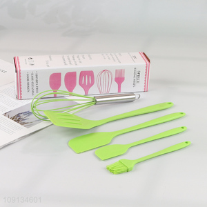China wholesale 5pcs household bpa free kitchen utensil set