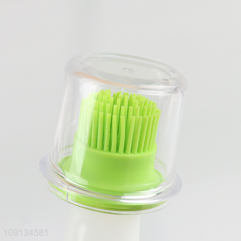 Top sale kitchen gadget silicone barbecue brush oil brush with bottle