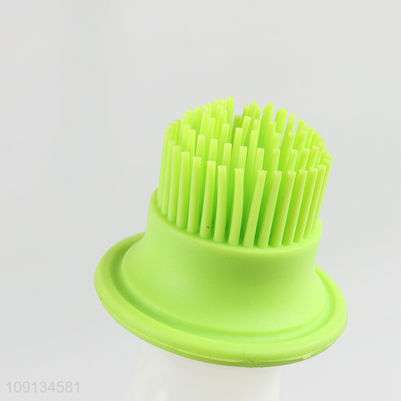 Top sale kitchen gadget silicone barbecue brush oil brush with bottle