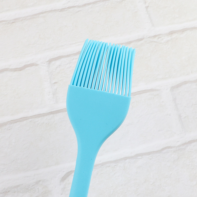 Hot products blue silicone barbecue brush oil brush for sale