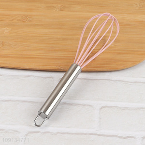 New style stainless steel handle kitchen gadget egg whisk