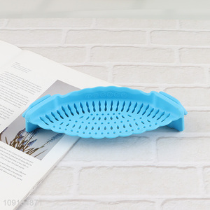 Factory supply kitchen gadget silicone pot strainer for sale