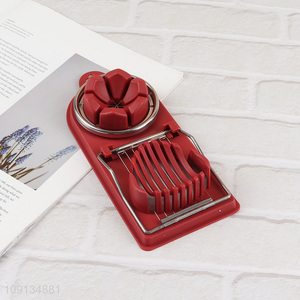Yiwu market kitchen gadget multifunctional egg cutter fruits slicer