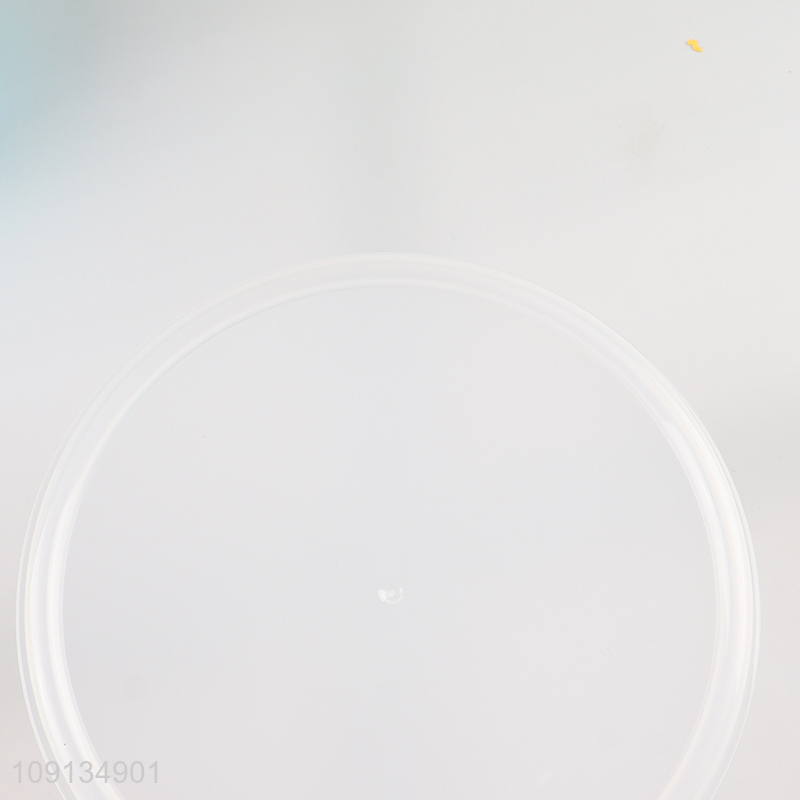 Factory wholesale plastic 4pcs sealed food storage container bowl with lid