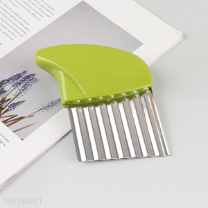 China products stainless steel wavy french fries cutter potato cutter