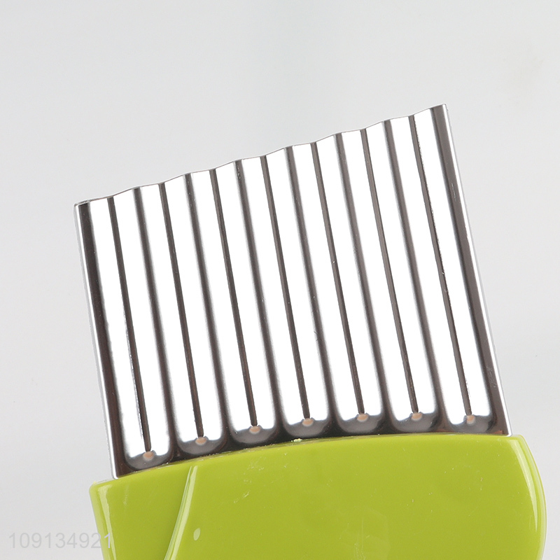 China products stainless steel wavy french fries cutter potato cutter