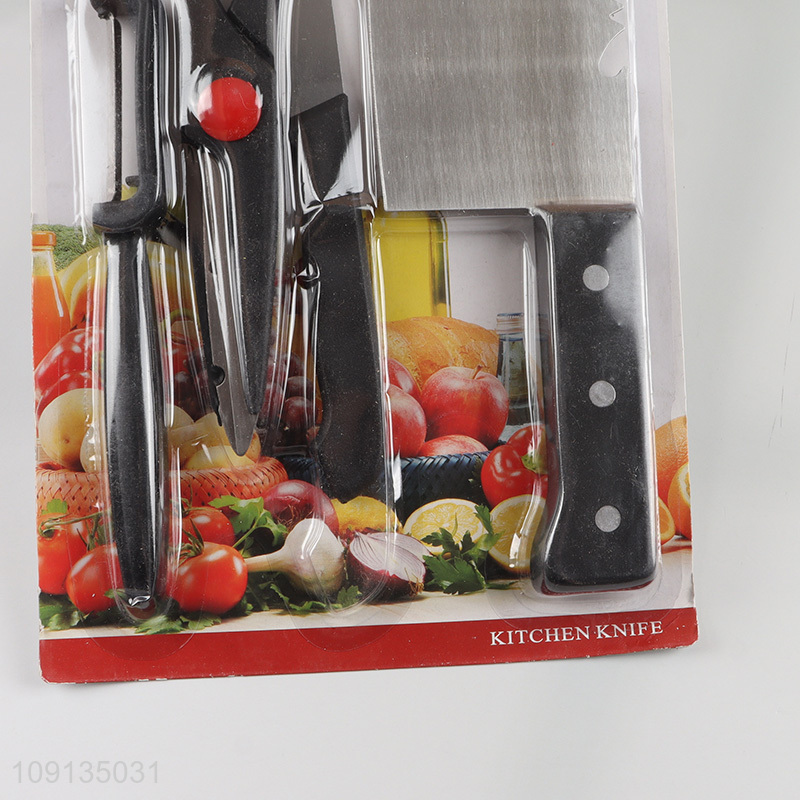 Popular products stainless steel kitchen knife kitchen scissors set