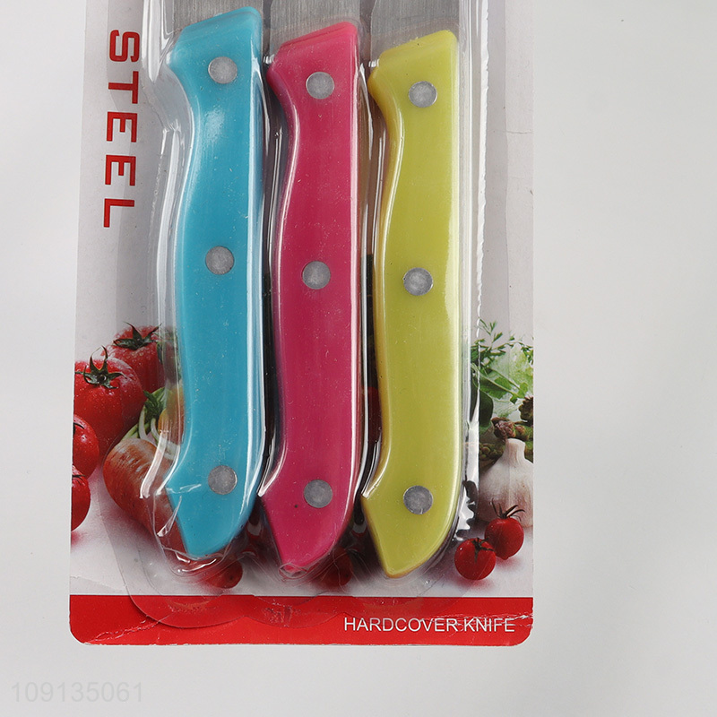 Good selling 3pcs stainless steel kitchen knife set wholesale