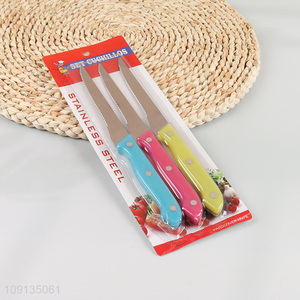 Good selling 3pcs stainless steel kitchen knife set wholesale