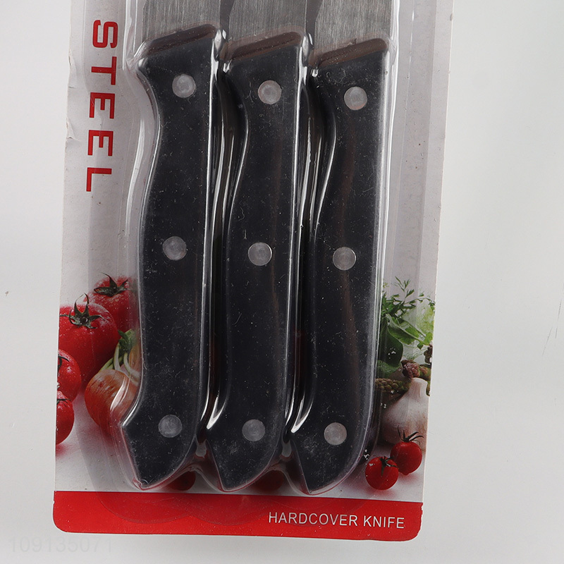 Factory wholesale 3pcs stainless steel kitchen knife set