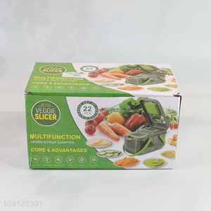 Hot Selling Multi-Functional Vegetable and Fruit Chopper Set with Container