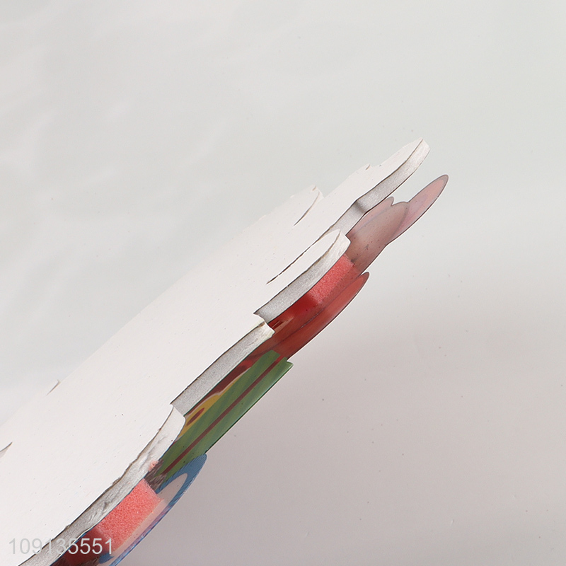 Factory Price Self Adhesive Christmas Foam Sticker with Led Light