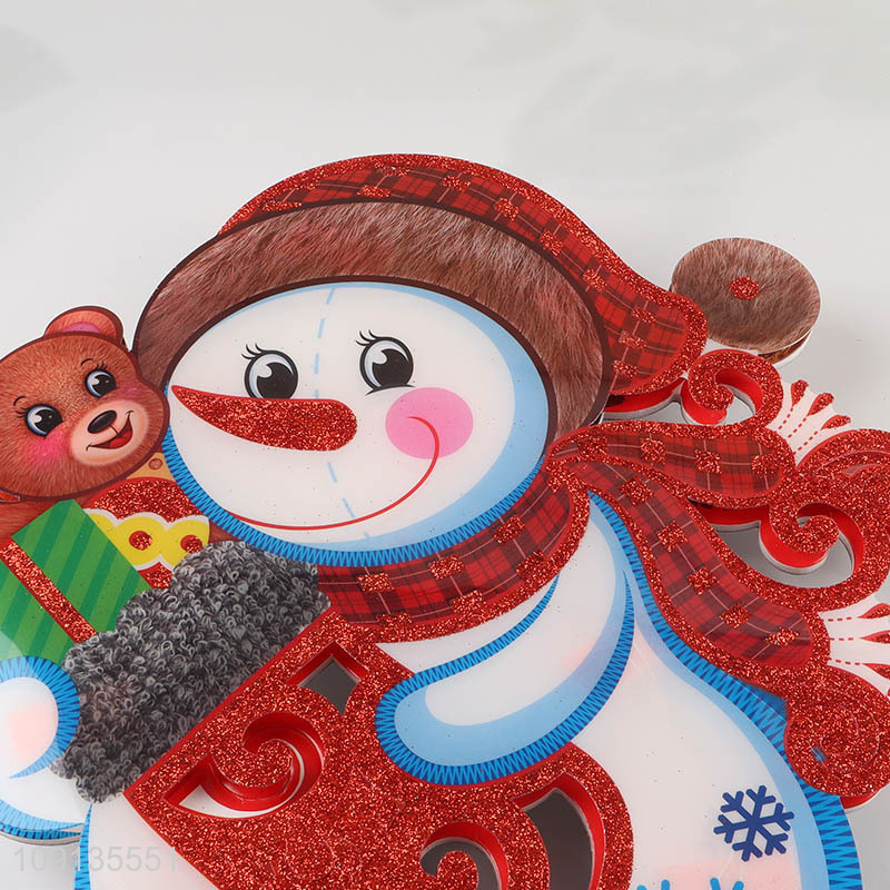 Factory Price Self Adhesive Christmas Foam Sticker with Led Light