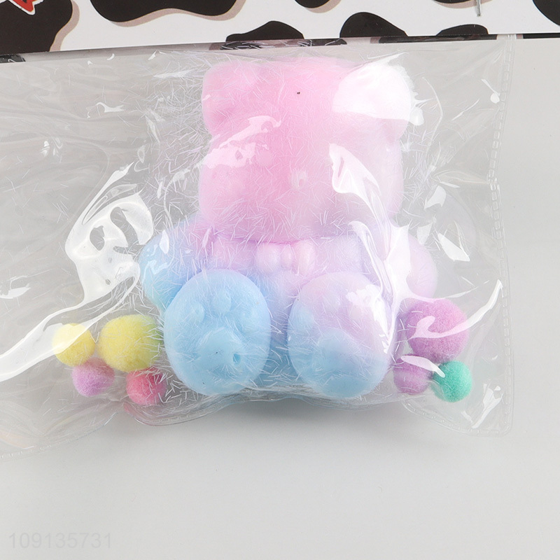 Hot products bear shape soft tpr squeeze toys anti-stress toys