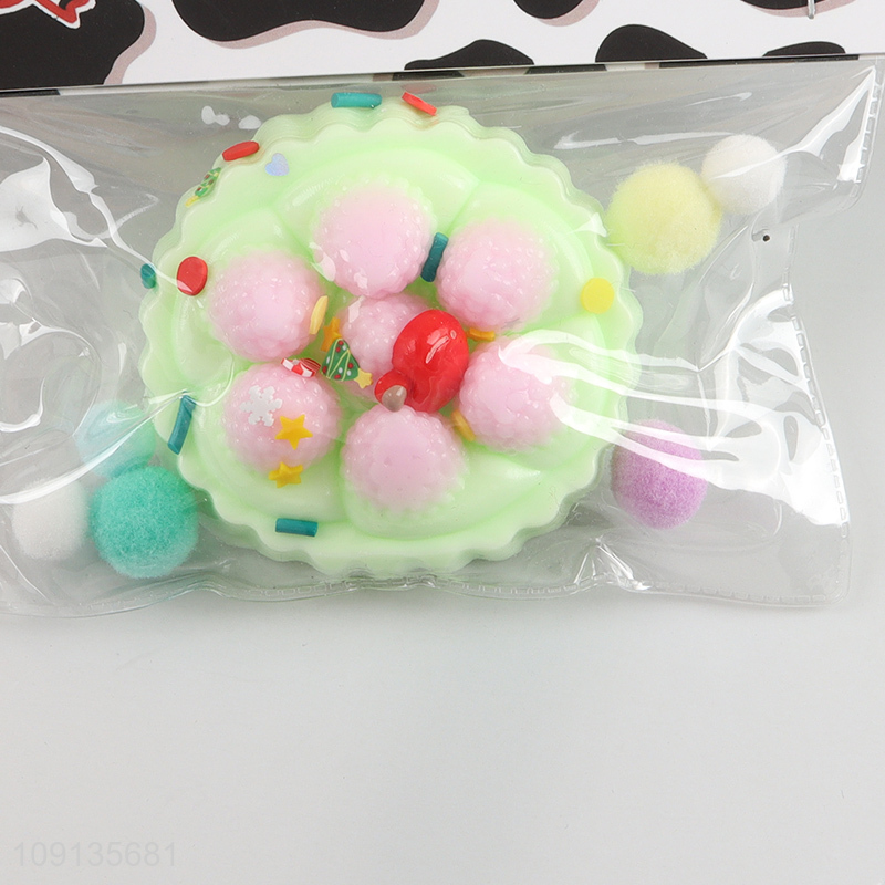 Good selling dessert series anti-stress tpr squeeze toys wholesale