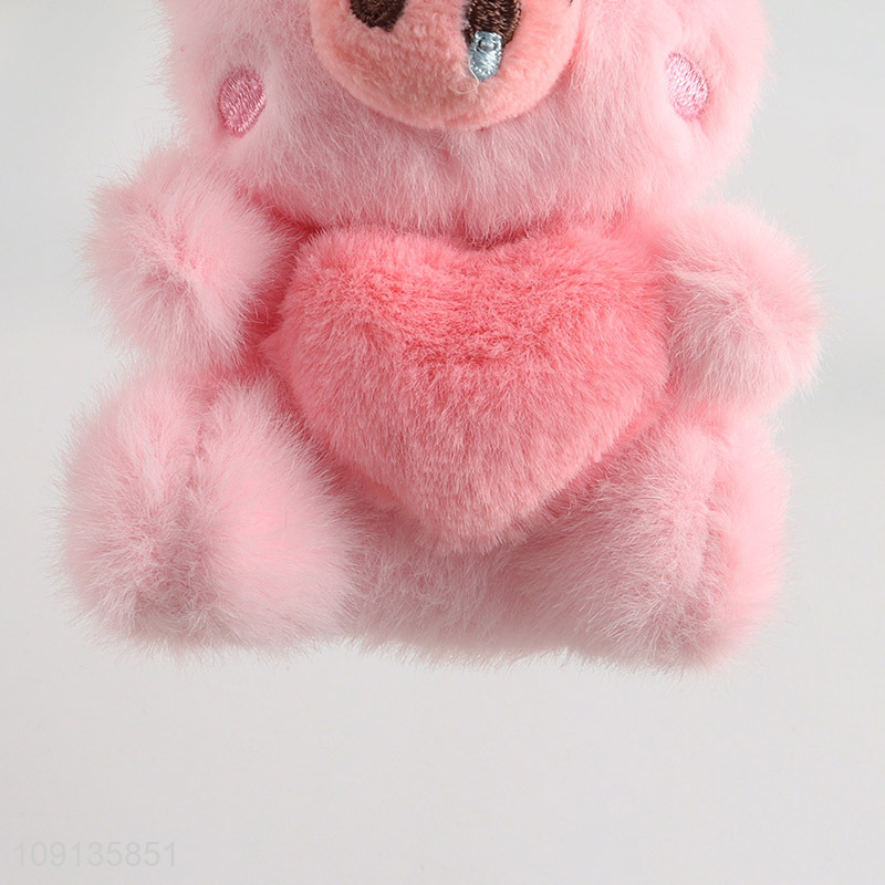 Good selling pink pig plush animal toys children pig doll toys