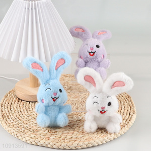 Good price multicolor rabbit shape plush animal toys for gifts