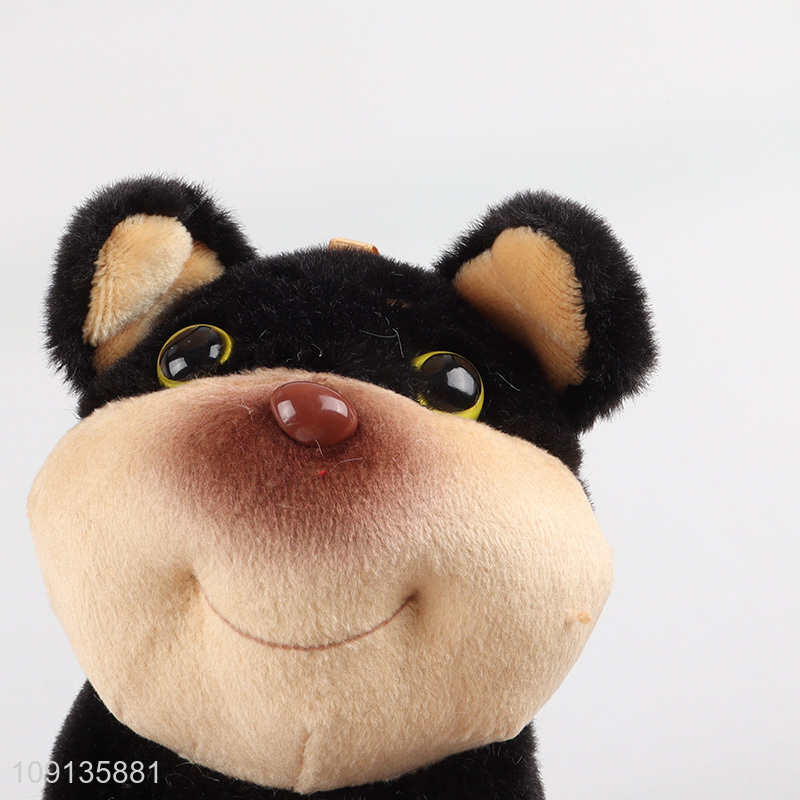 Low price cartoon puppy animal plush soft puppy doll toys