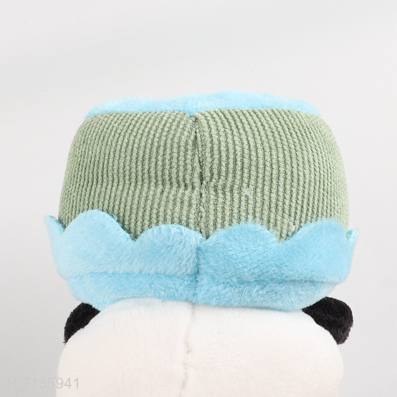 New arrival multicolor non-toxic panda animal plush toys for kids