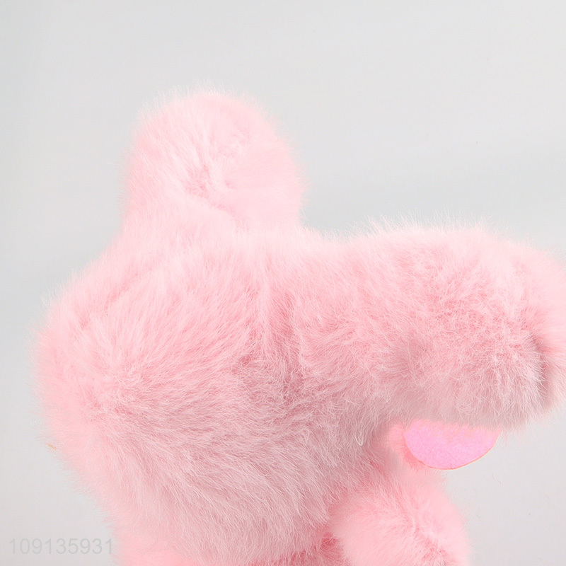 Factory supply multicolor cartoon rabbit animal plush toys for gifts
