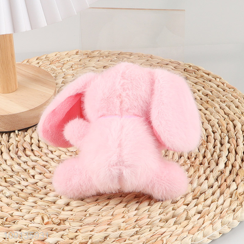 Factory supply multicolor cartoon rabbit animal plush toys for gifts