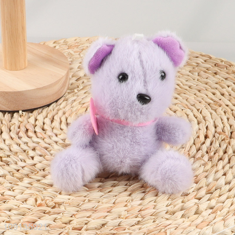 Top products multicolor cartoon bear shape plush animal toys