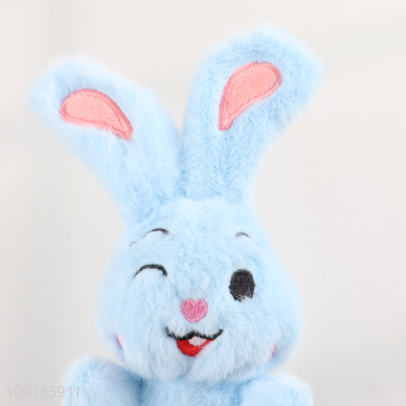 Good price multicolor rabbit shape plush animal toys for gifts