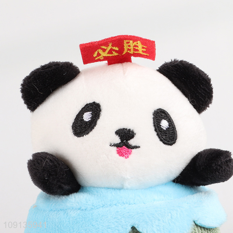 New arrival multicolor non-toxic panda animal plush toys for kids