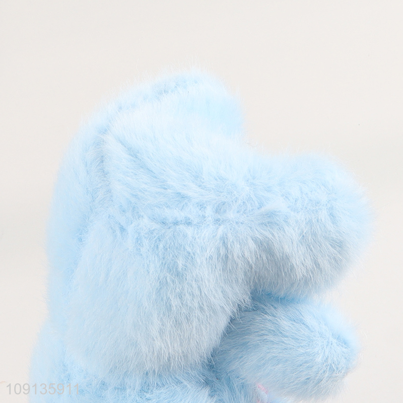 Good price multicolor rabbit shape plush animal toys for gifts