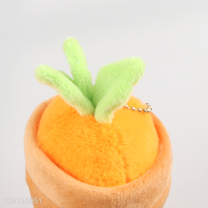 China supplier creative cartoon carrot plush toys for children